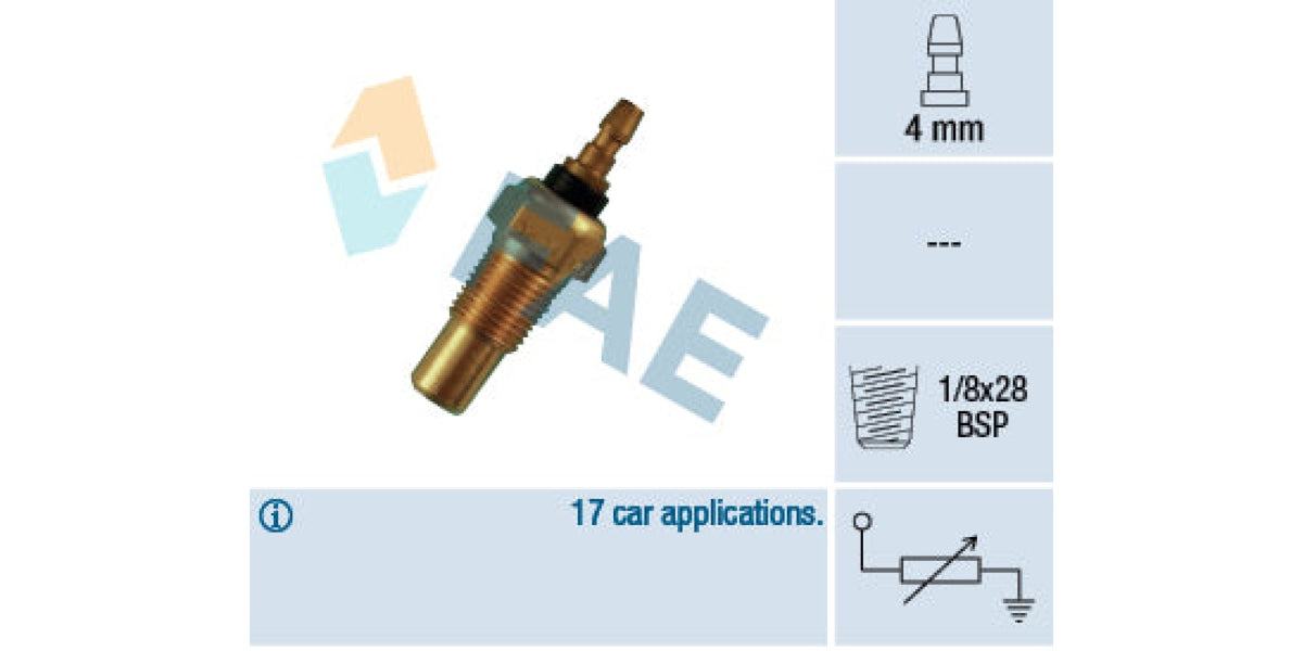 Temperature Switch 1Pin 1/8X28Bsp Ford Mazda (B3 F2 R2 F8) (Fae) (32310Fae) Sensor