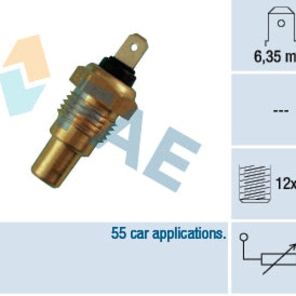 Temperature Switch 1Pin M12X1.25 Nissan C18Det Sr20Det Vg30 Vg30D