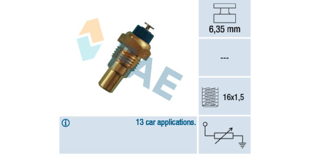 Temperature Switch 1Pin M16X1.5 Isuzu (G161Z G180Z C190 G200Zc223 4Ja1 (Fae) (32210) Sensor