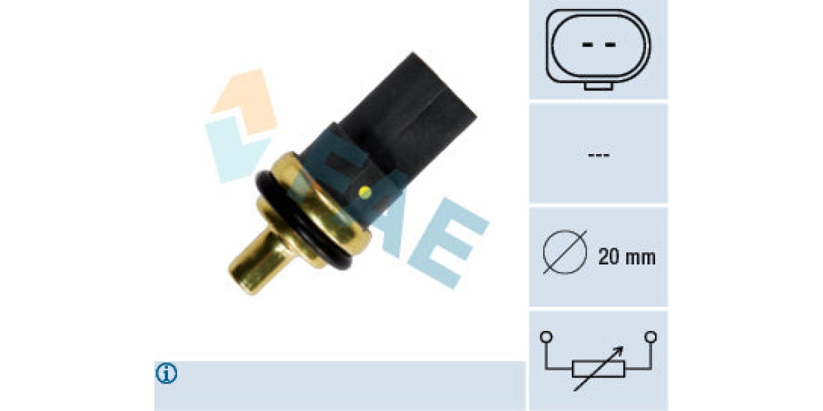 Temperature Switch 2Pin 20Mm D Audi/vw (Chzd Cmba Cayc Czpb Cepa Blb Bgb Cdl Bxa) Bmw N43 45 46 N47