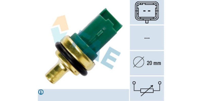 Temperature Switch 2Pin 20Mm D Citroen C2 C3 C4 (Dv4Td Tu5Jp4 Dv6Ted4 Dw10Ated) Ford Duratorq (Fae)