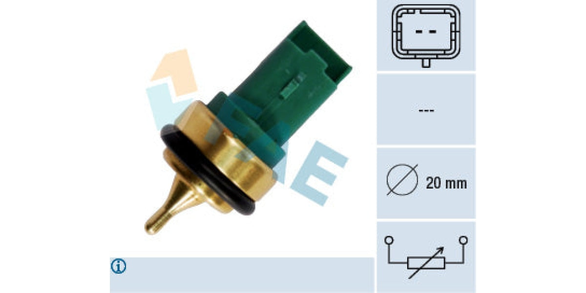 Temperature Switch 2Pin 20Mm D Mini Cooper One Peugeot (N16B16A Et3Jf Ep3 Tu5Jp4 Ep6Dt) (Fae)