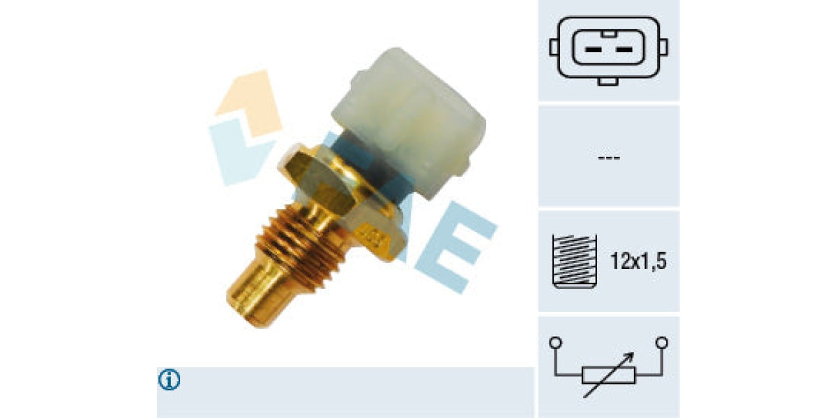 Temperature Switch 2Pin M12X1.5 Renault (F4R D7F Z7W F3R Z7X7 K7M) (Fae) (33060) Sensor