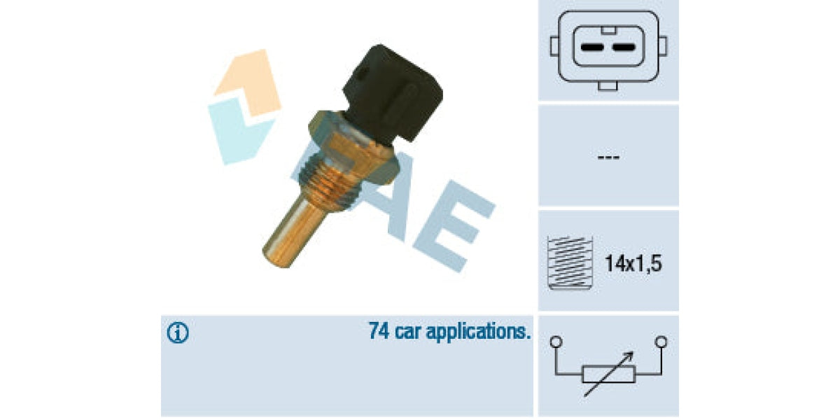 Temperature Switch 2Pin M14X1.5 Bmw E34 E36 (M40 M43 M42 M50 M51 M60) (Fae) (32560) Sensor