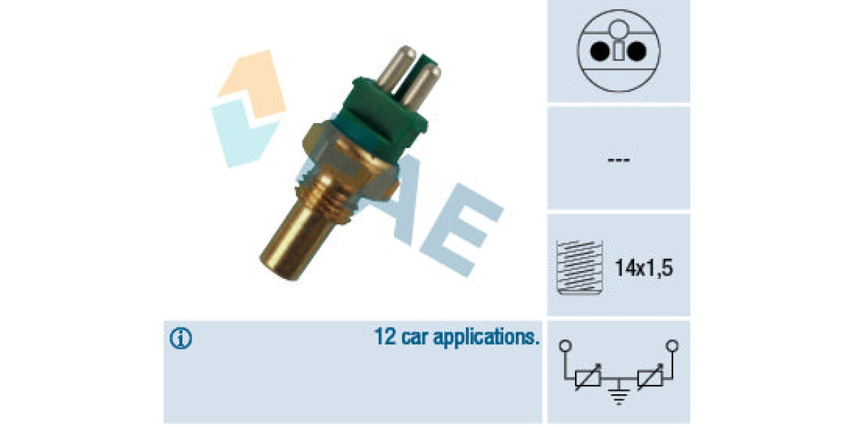 Temperature Switch 2Pin M14X1.5 Mercdes Om605/om602/om601 (Fae) (32510) Sensor