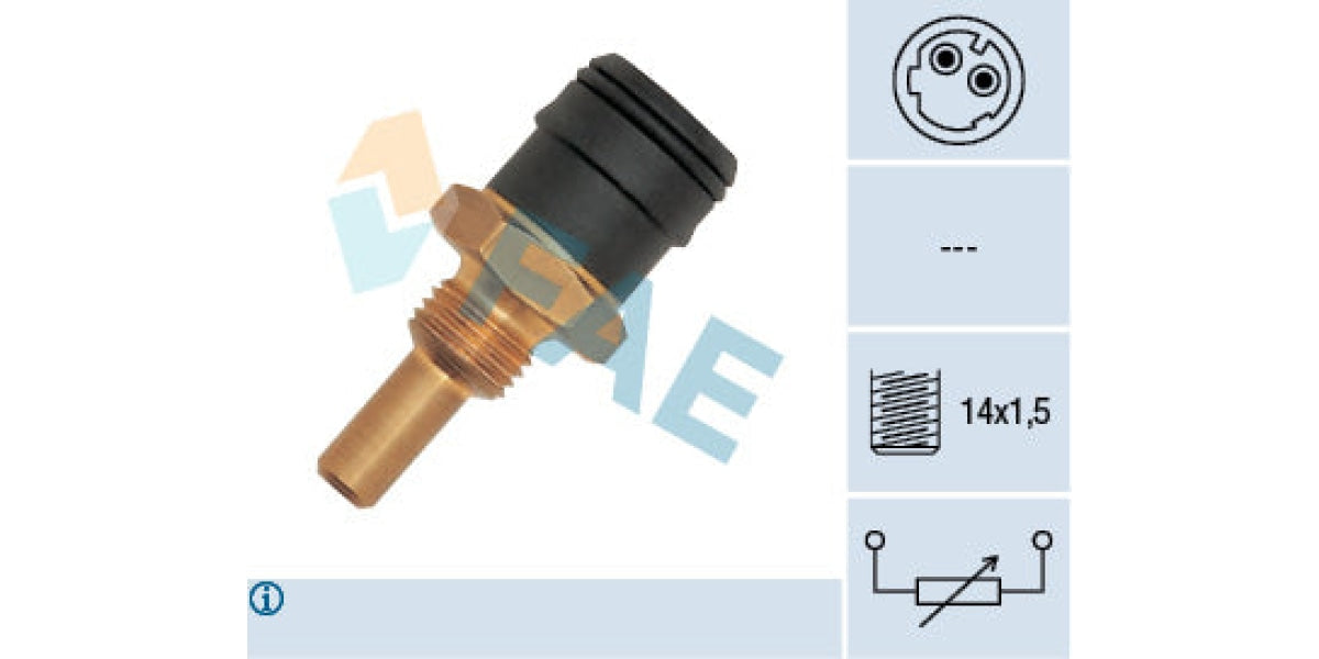 Temperature Switch 2Pin M14X1.5 Mercedes M111 Om605 M104 Om602 (Fae) (33280) Sensor