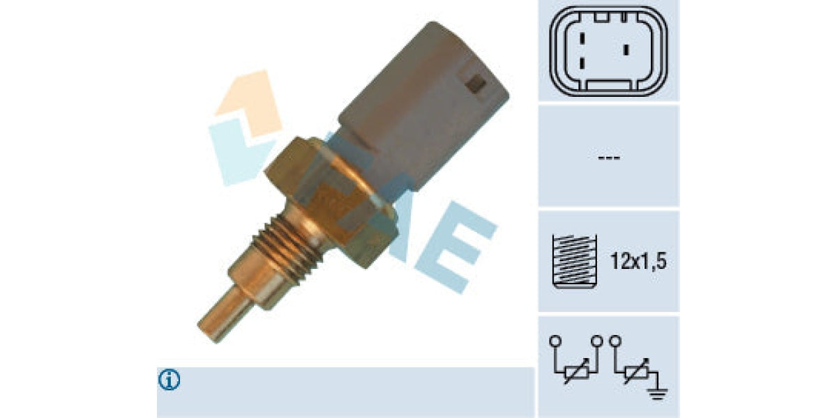 Temperature Switch 3Pin M12X1.5 Alfa 145 146 156 Fiat Palio Siena Strada (Fae) (33720) Sensor