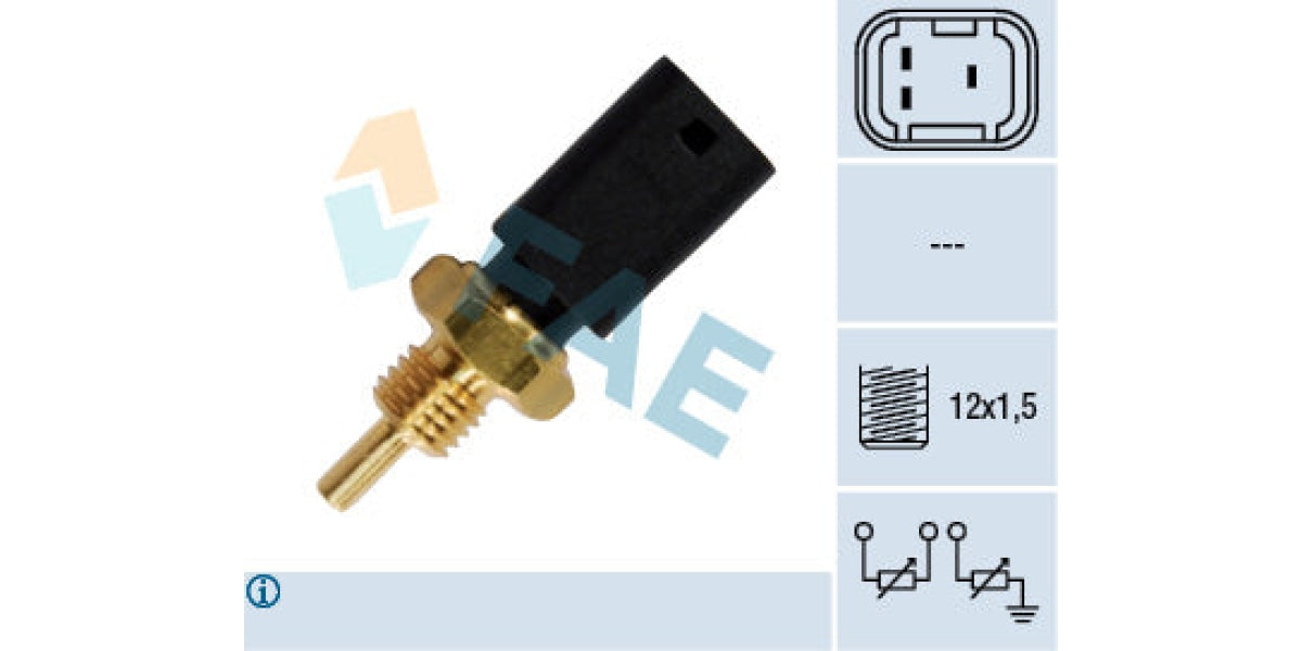 Temperature Switch 3Pin M12X1.5 Bmw 320I E90 Fiat Palio (N46B20 188A5.000) (Fae) (33721) Sensor