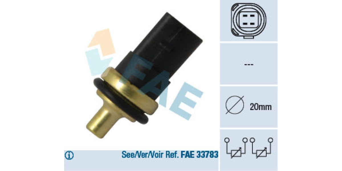 Temperature Switch 4Pin 20Mm D Audi Vw (Bfb Amb Bex Avf Awx Alt Ack Asn Bdv Ars Bhe Awu...) (Fae)