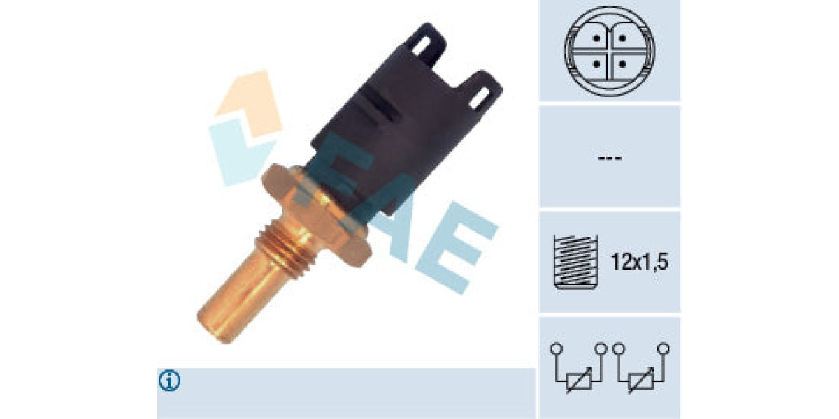 Temperature Switch 4Pin M12X1.5 Bmw M44 M52 M54 M57 M62 (Fae) (33295) Sensor