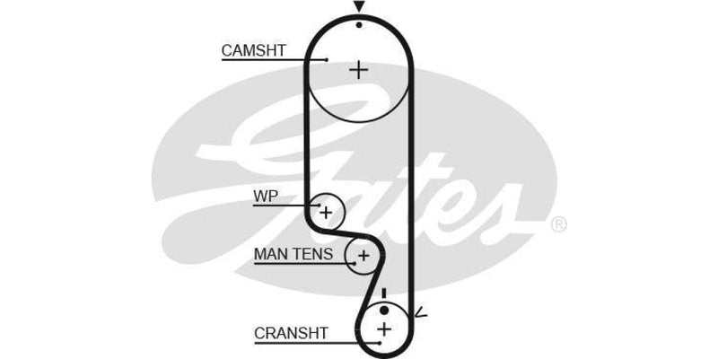 Timing Belt Chev Spark,Daewoon Matiz,Mitsubishi Lancer (4G18,F8C,B10S1) - Modern Auto Parts 