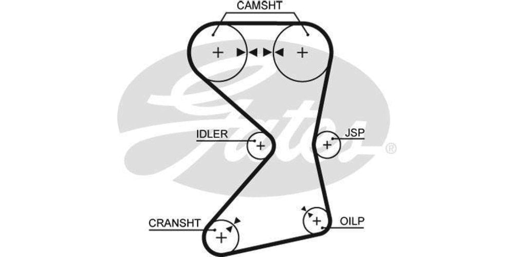 Timing Belt Hyundai Elantra 1 6 Gls G4Cr Gates Belt HYU151FSD Low