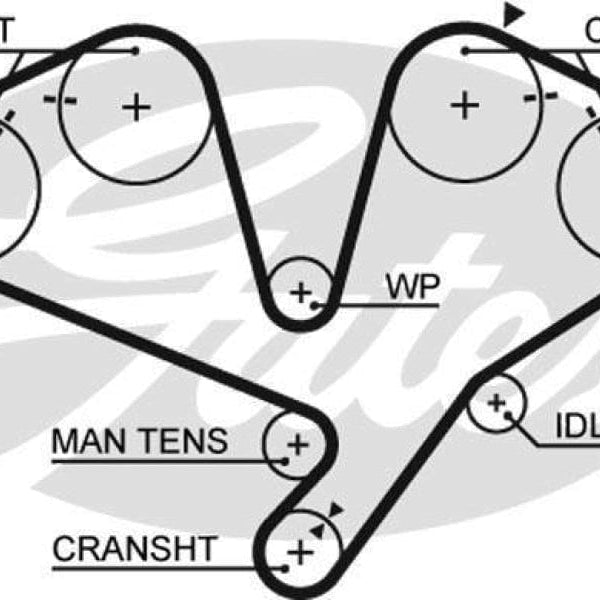 Timing Belt Mitsubishi Pajero Gls 6G74 Dohc Gates Belt MIT265FS