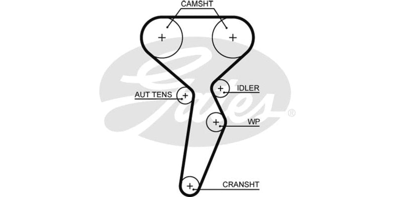 Timing Belt Set Renault Megane Ii Clio Iii Duster Kangoo Nissan Np200 (K4M760)