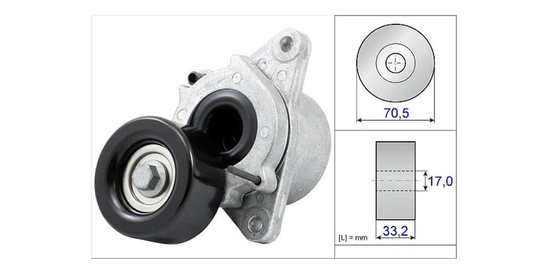 V Belt Tensioner Nissan Navara (D40) (Yd25Ddti) 2.5Dci (2005-) Pathfinder